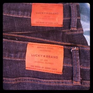 2 pair brand New Lucky Brand Jeans 40X30 !!